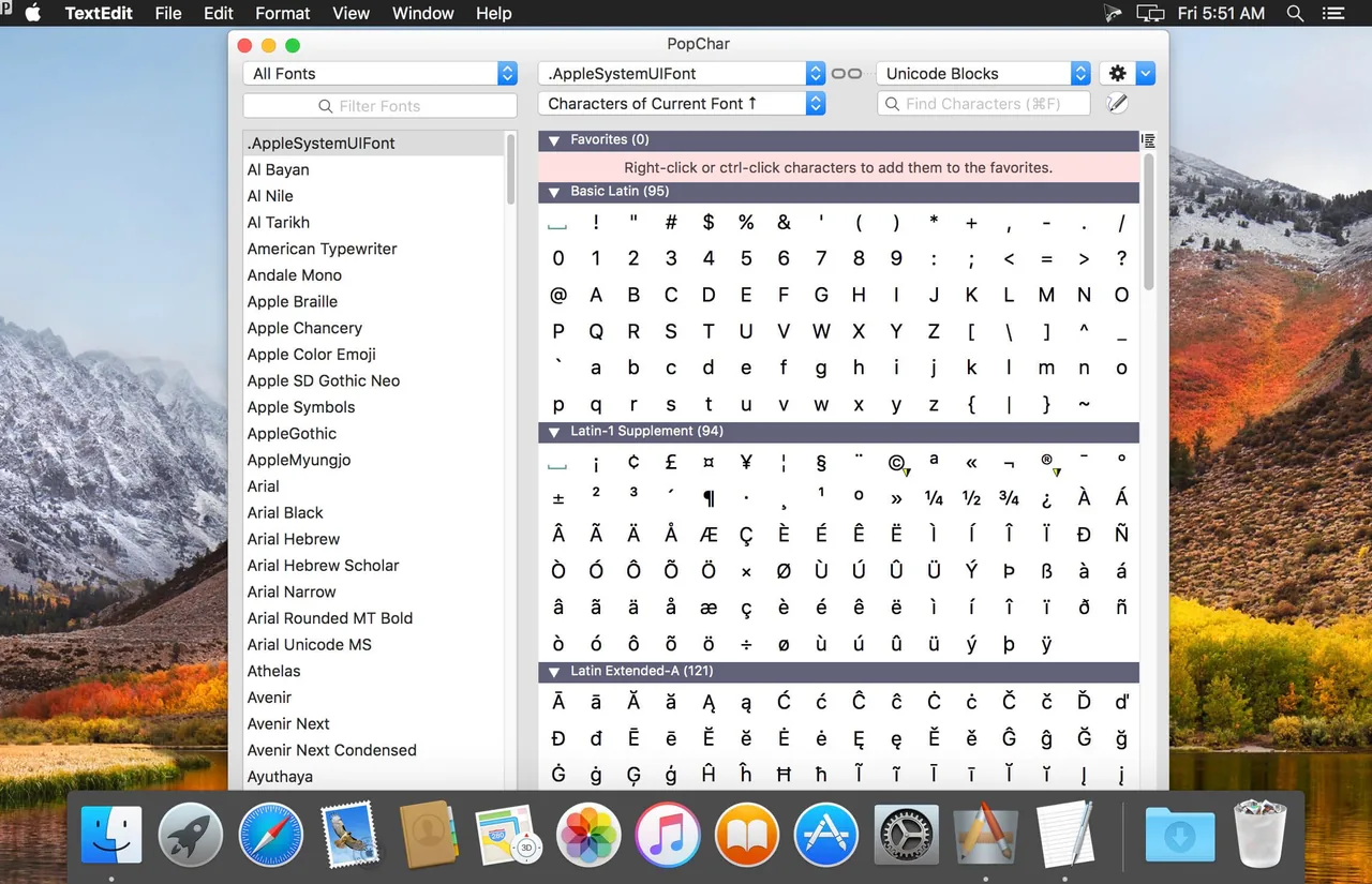 PopChar 10.5 crack for Mac Download — Screenshots 1
