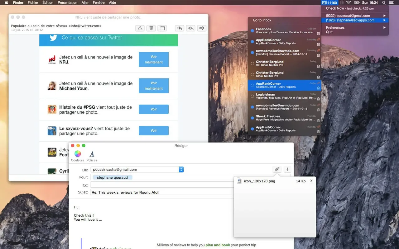 Mia for Gmail 2.7.5 Cracked for Mac Download — Screenshots 1