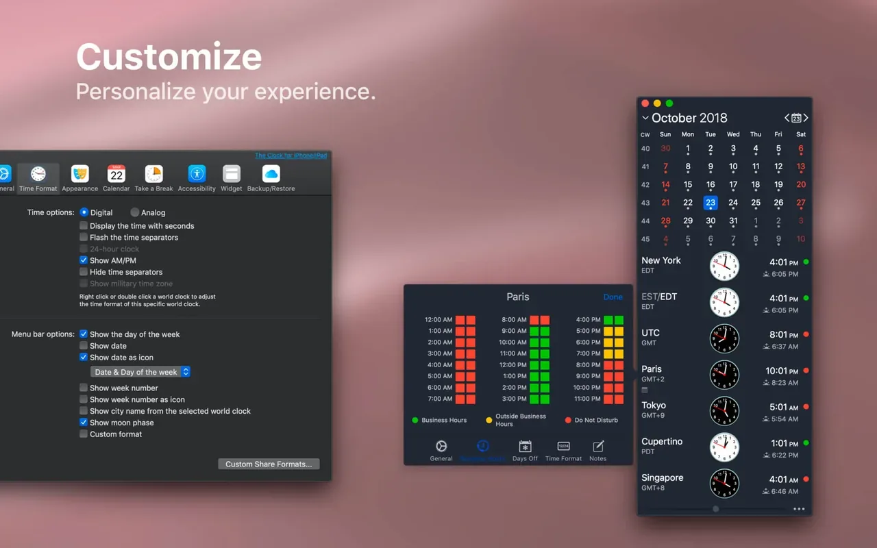 The Clock v9.5.7 Cracked for MacOs Download — Screenshots 2