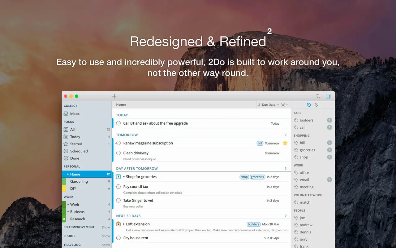 2Do v 2.9.6 Cracked for Mac Download — Screenshots 1