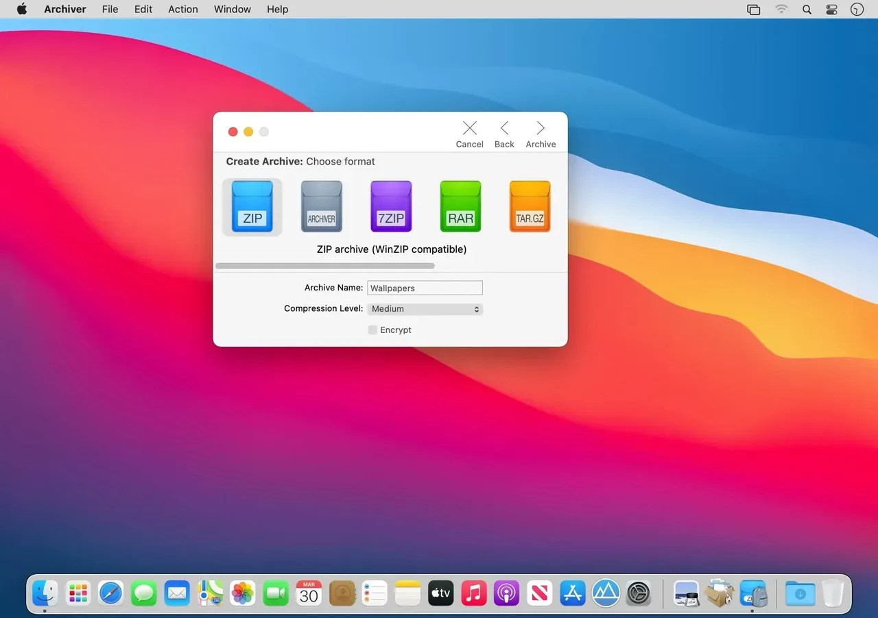 Archiver 4.3.1 Cracked for Mac Download — Screenshots 2