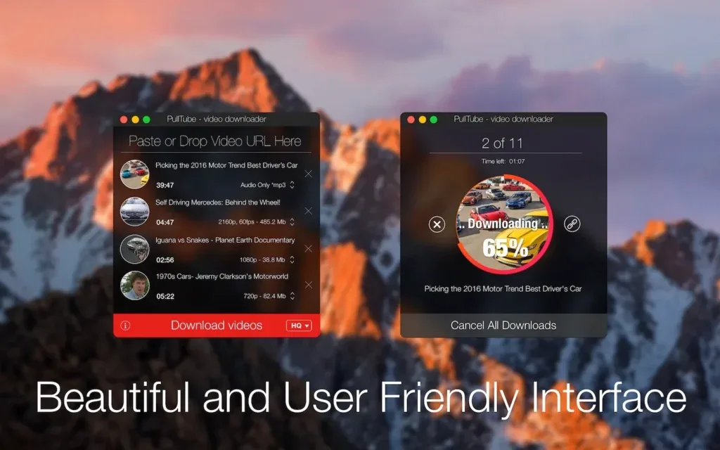 PullTube 1.8.6.12 Cracked for Mac Download — Screenshots 1