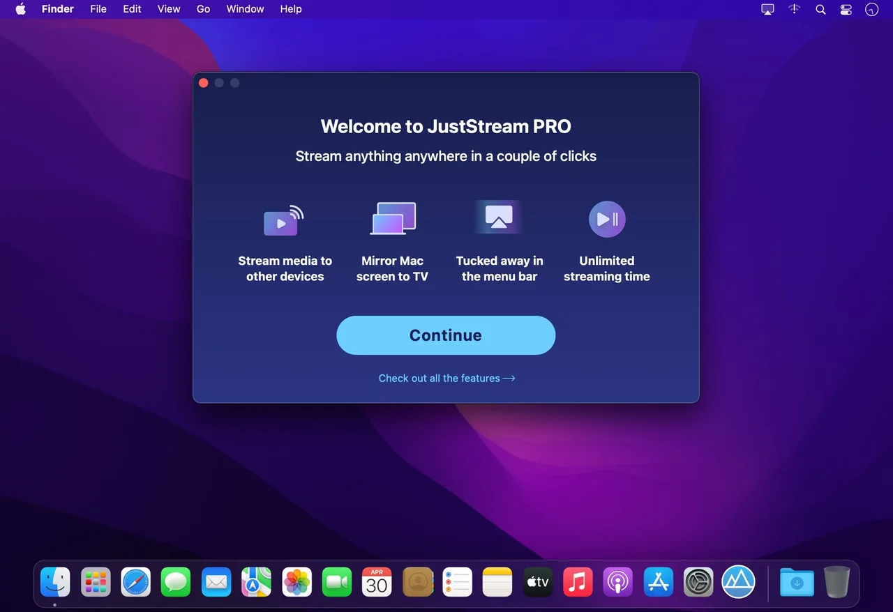 JustStream Pro 2.14 cracked for MacOs Download — Screenshots 1