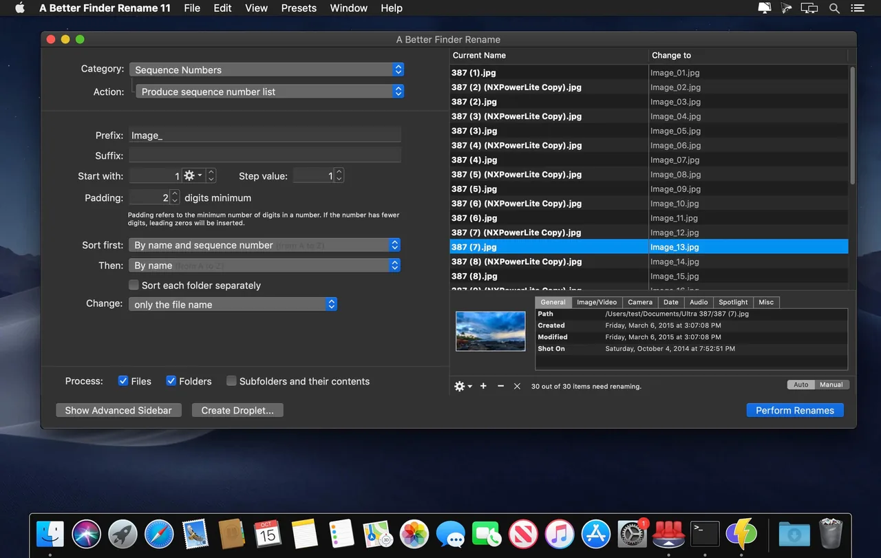 A Better Finder Rename v12.21 full crack for Mac Download — Screenshots 1