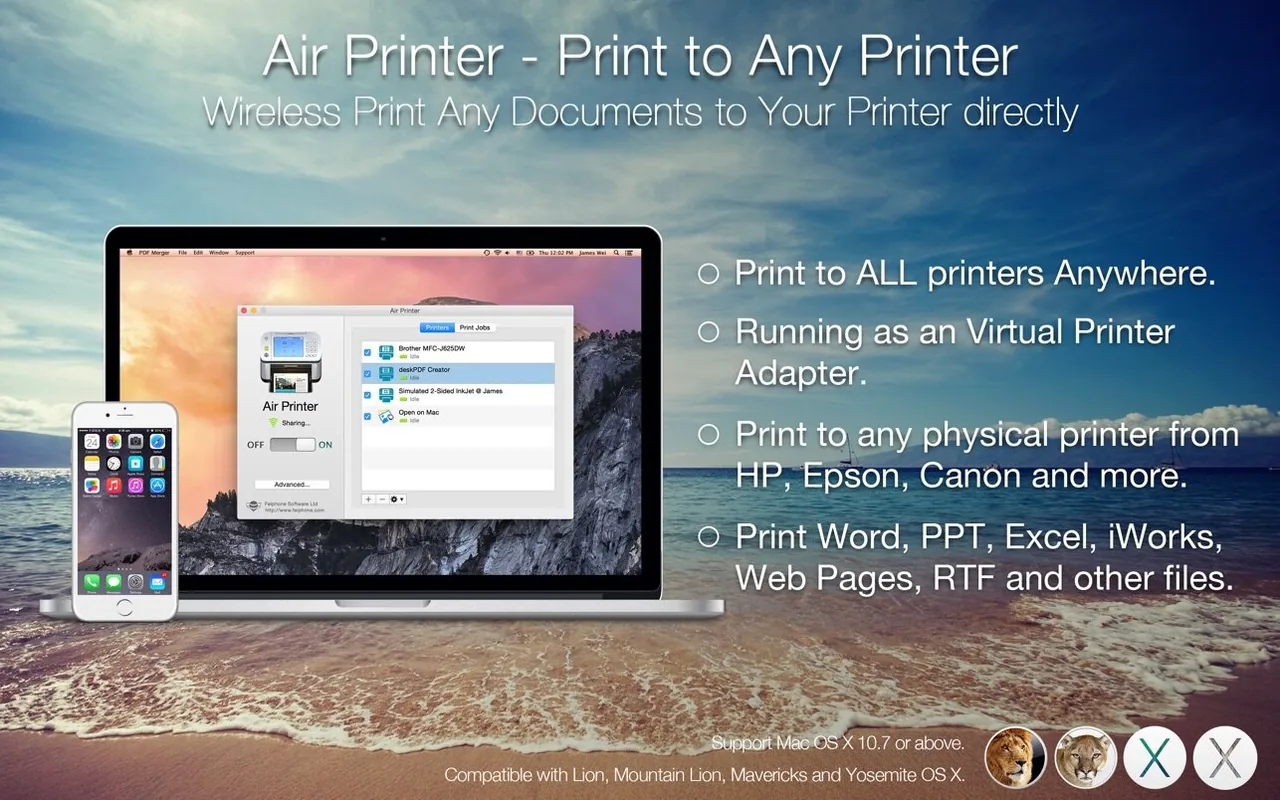 Air Printer – Printer Server V6.6.8 full crack for Mac Download — Screenshots 1