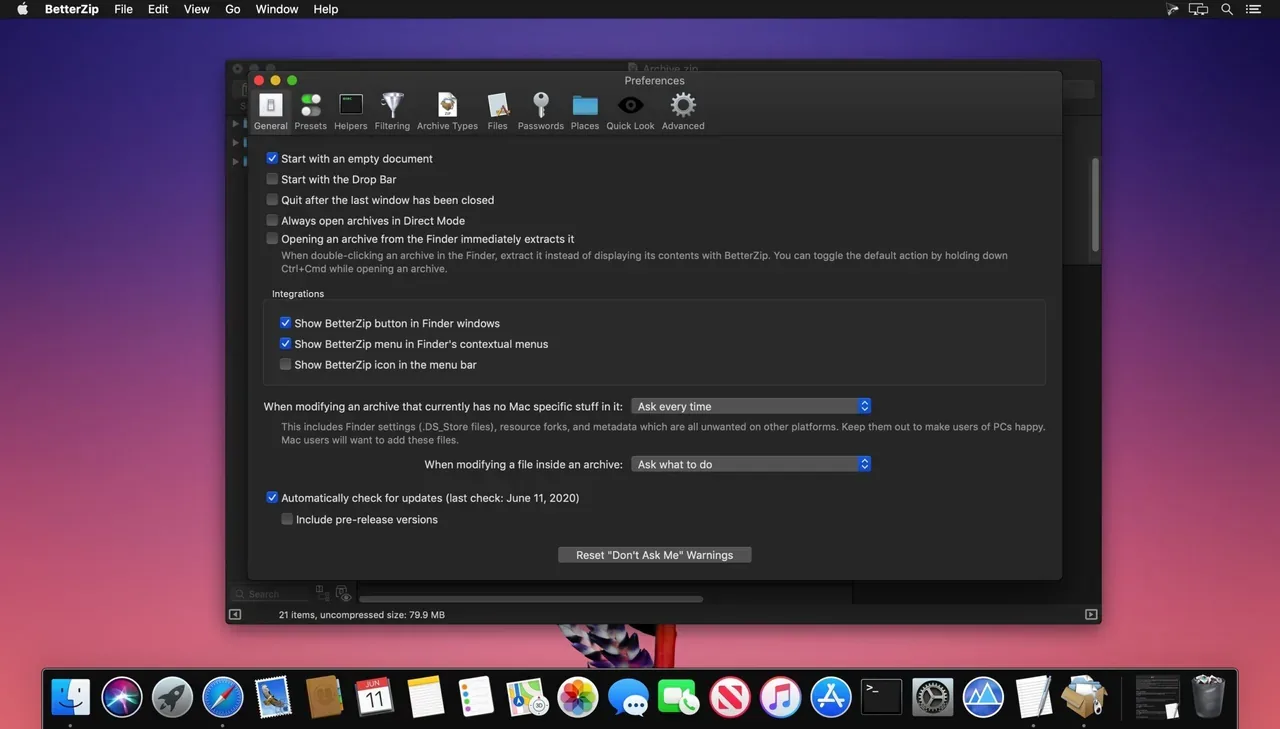 BetterZip 5.4.0 full Crack for Mac Download — Screenshots 2