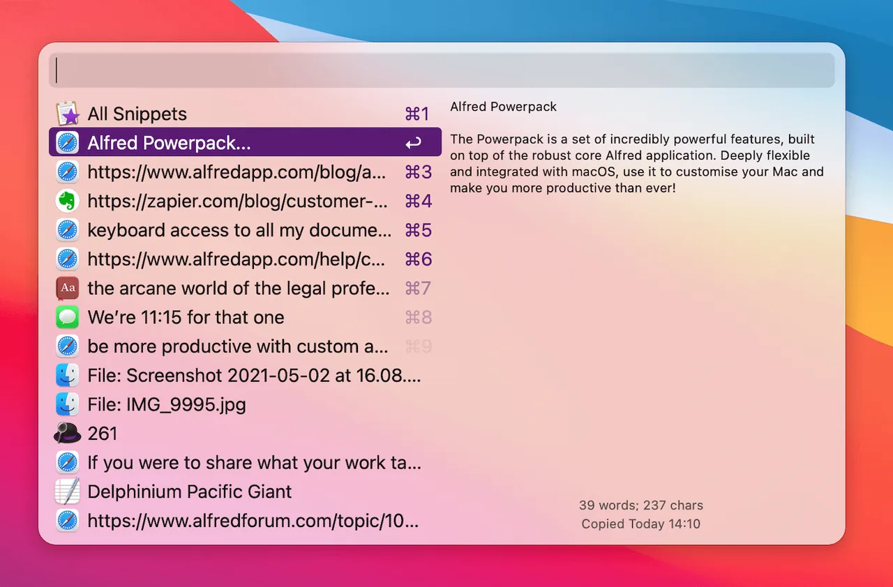 Clipboard Manager – PastePal v6.03 full Crack For Mac Download — Screenshots 1
