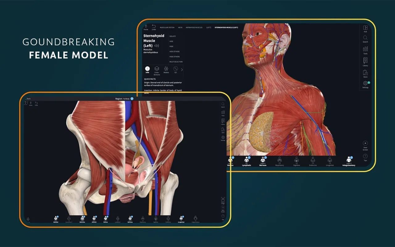 Complete Anatomy is a top-tier 3D for MacOs Download — Screenshots 1