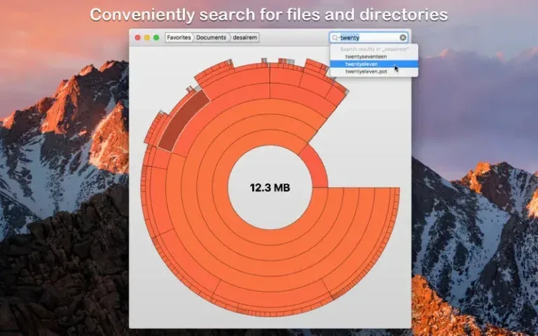 Disk Graph V3.2.0 full Crack for Mac Download — Screenshots 2