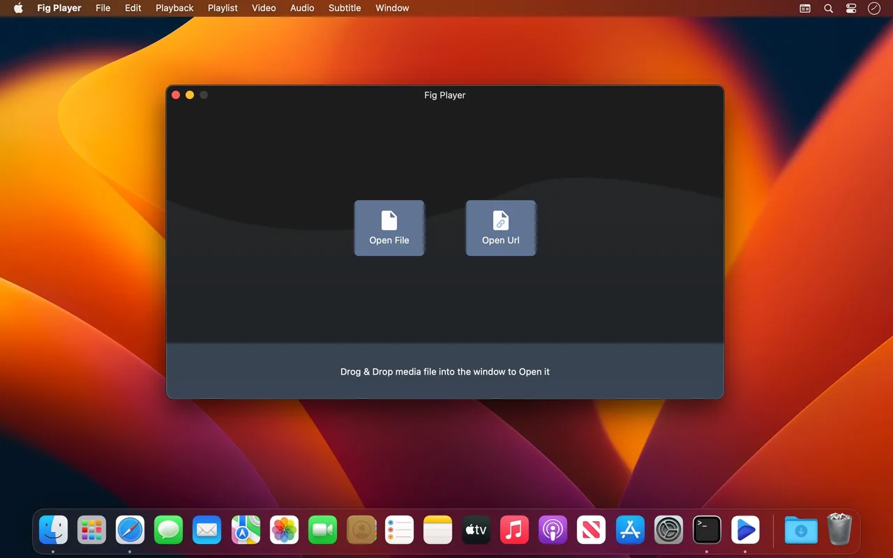 Fig Player – play mp4 mkv mp3 v1.3.27 full crack for Mac Download — Screenshots 1