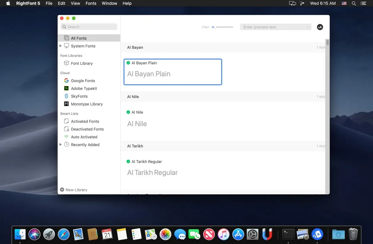 RightFont 9.7.0 Cracked for Mac Download — Screenshots 2