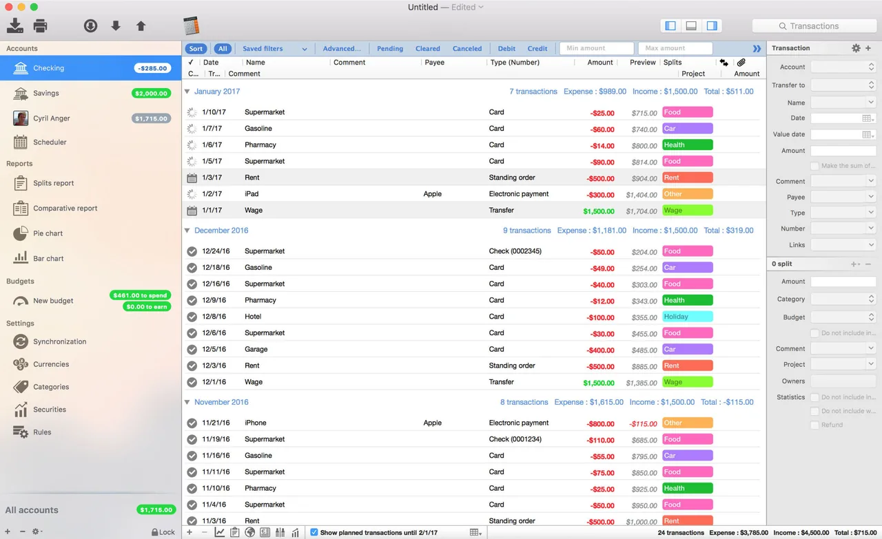 iCompta v6.2.2 cracked for MacOs Download — Screenshots 1
