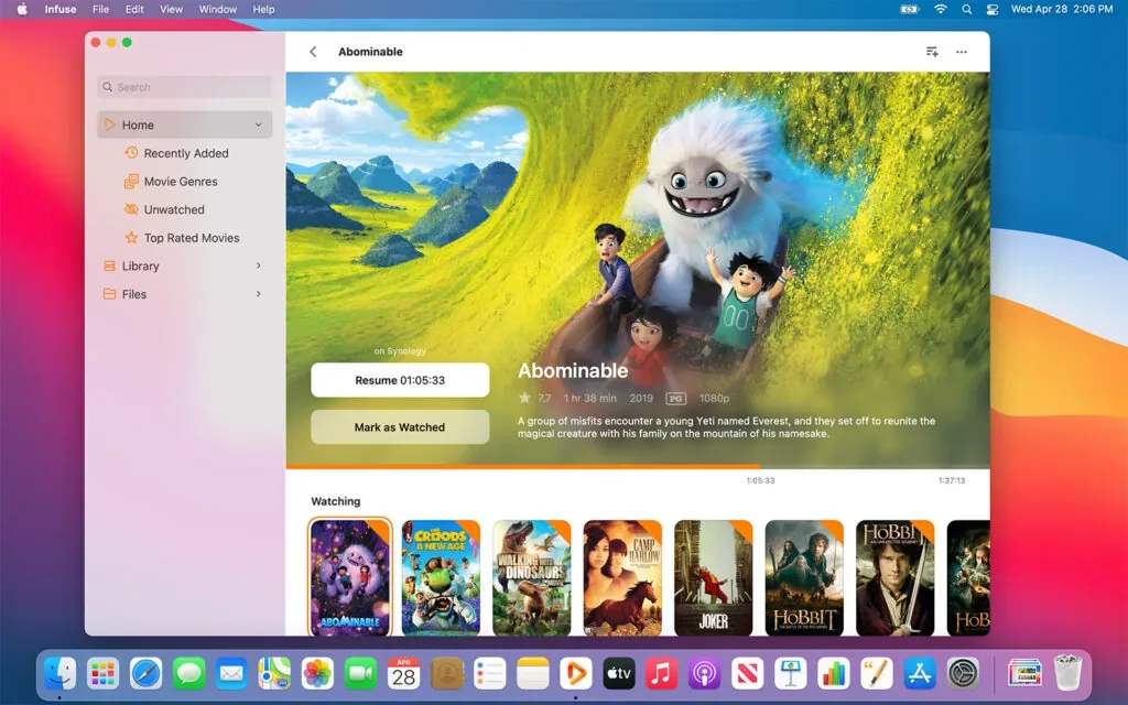Infuse PRO 8.3.5 full Crack for mac Download — Screenshots 2