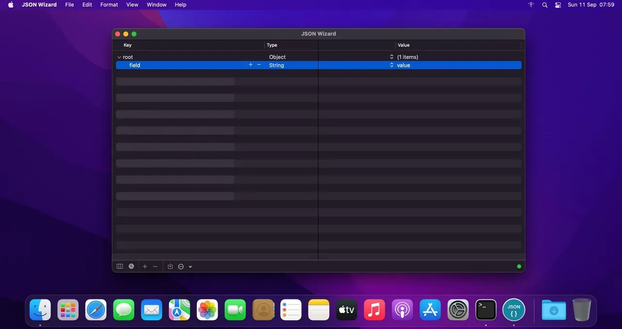 JSON Wizard v2.6.1 cracked for MacOs Download — Screenshots 2