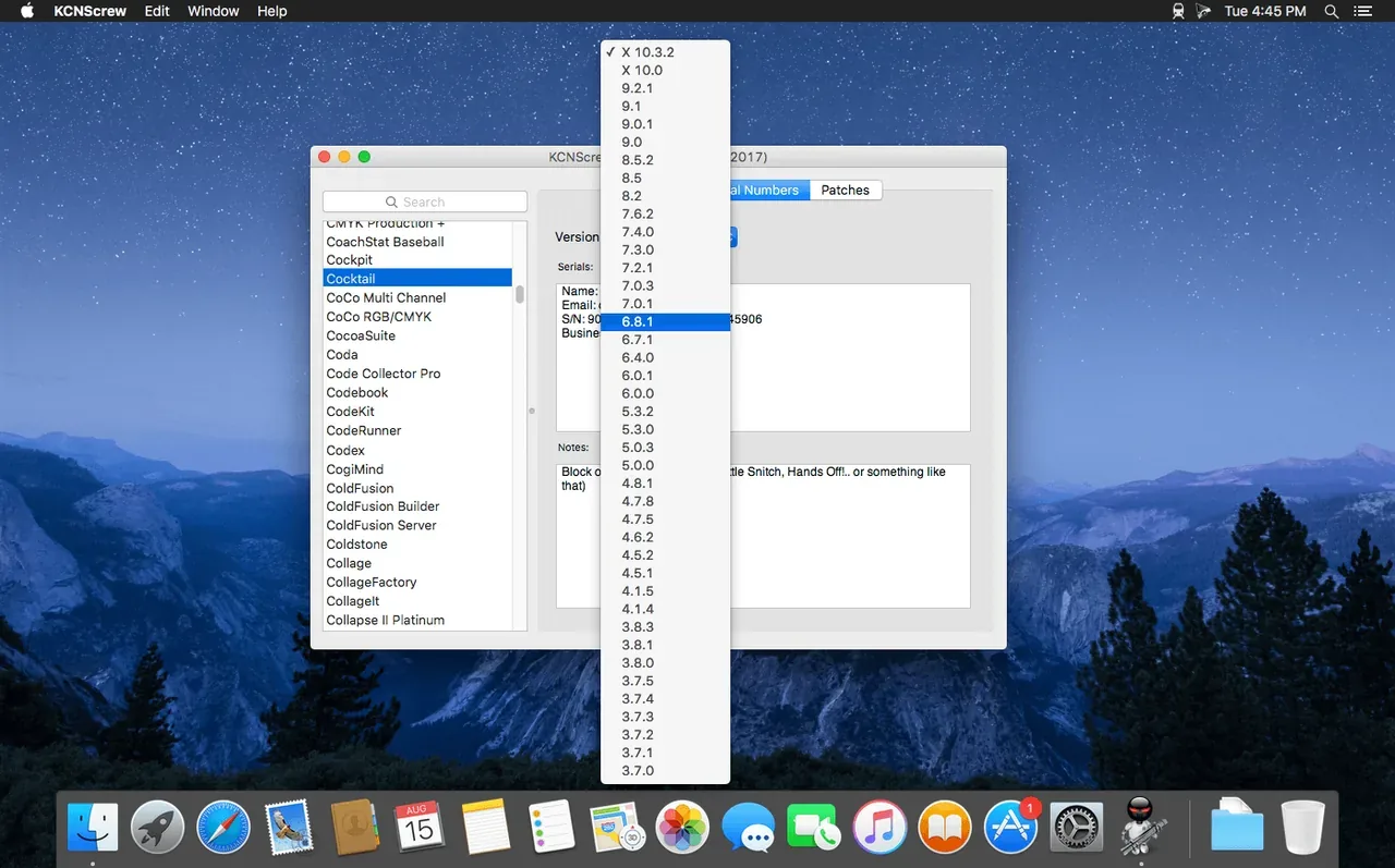 KCNcrew Pack 1.8 full crack for mac Download — Screenshots 2