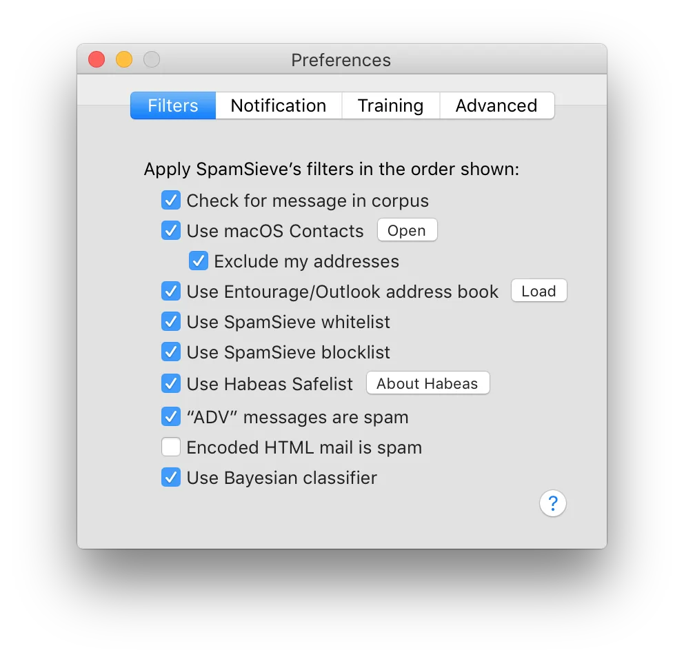 SpamSieve v3.2.1 Cracked for Mac Download — Screenshots 1