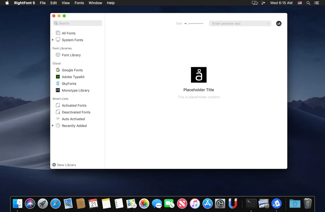 RightFont 9.7.0 Cracked for Mac Download — Screenshots 1