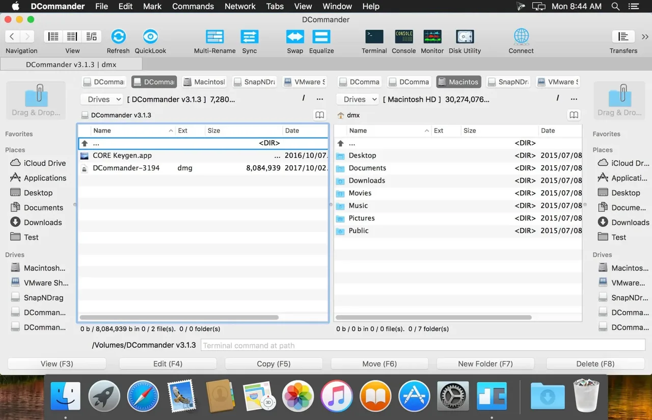 DCommander v11.56.0 full Crack for Mac Download — Screenshots 1