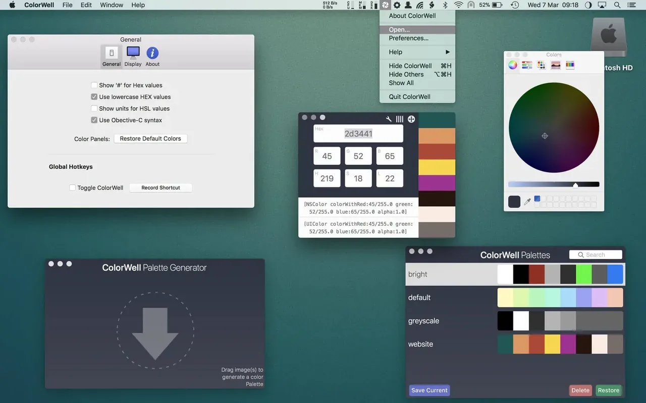 ColorWell 8.0 cracked for MacOs Download — Screenshots 2
