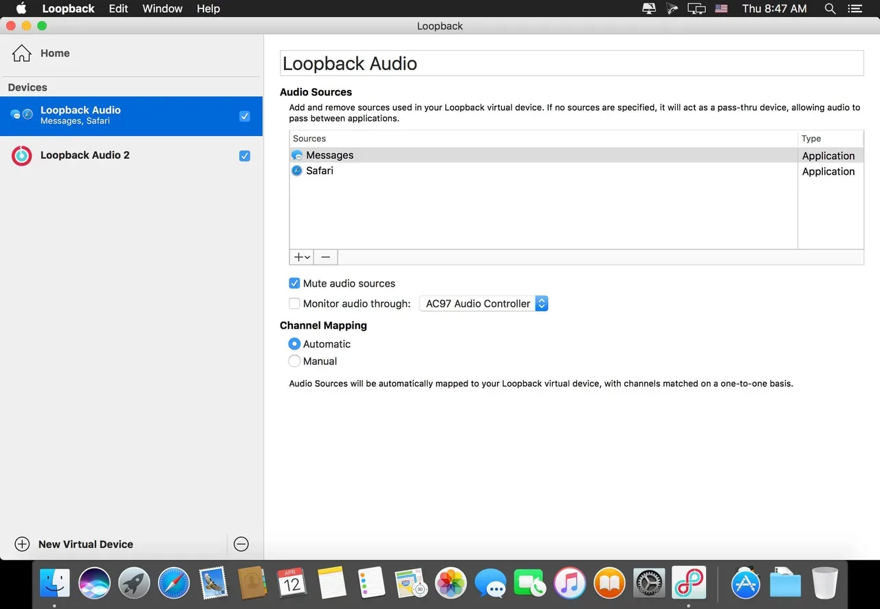 Loopback 2.4.8 full  crack for Mac Download — Screenshots 2