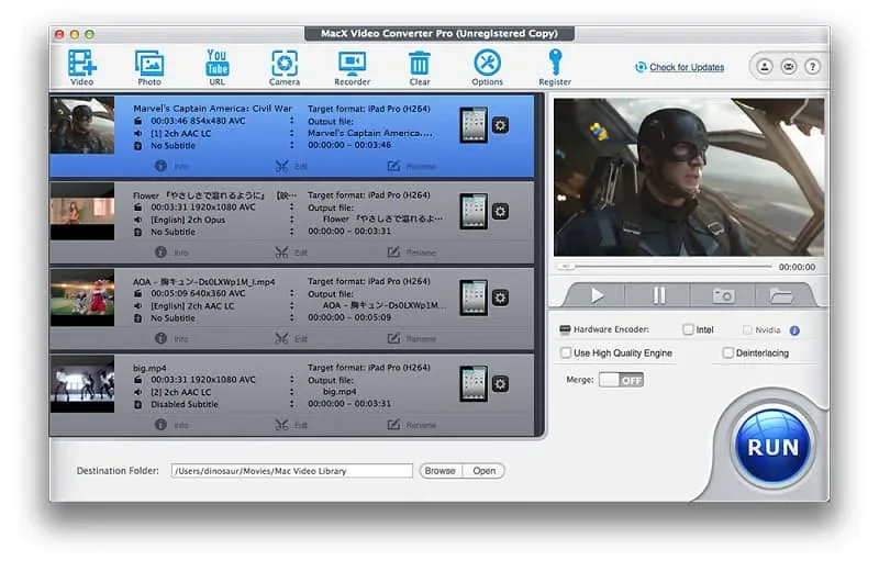 MacX Video Converter Pro v5.18.1 full crack for mac Download — Screenshots 2