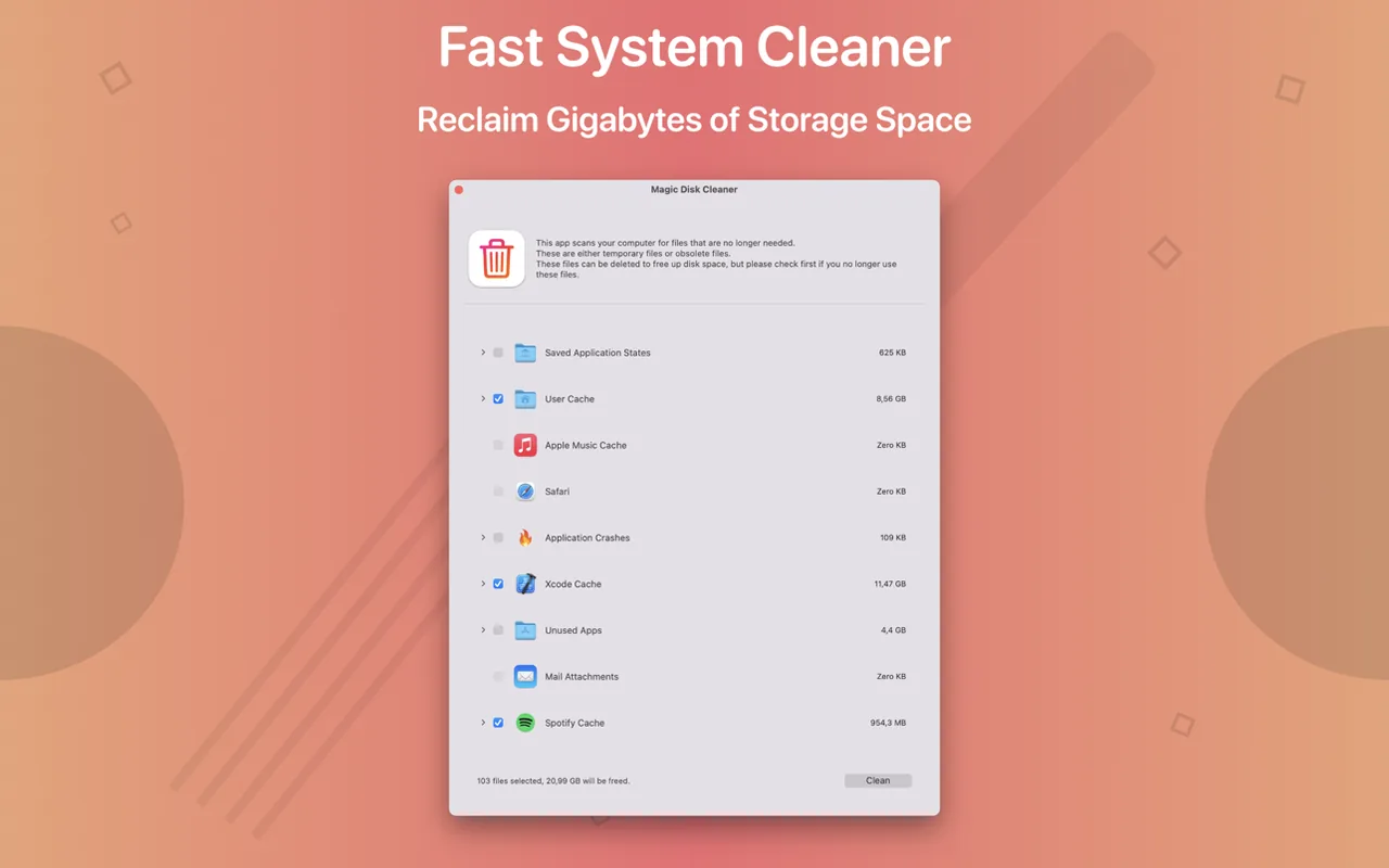 Magic Disk Cleaner 4.0.3 Cracked for Mac Download — Screenshots 1