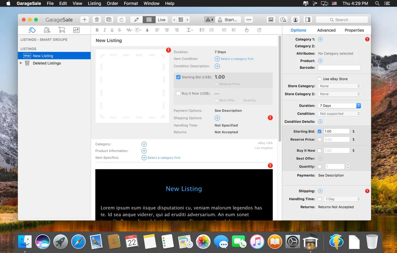 GarageSale v9.9.4 Cracked for MacOs Download — Screenshots 1