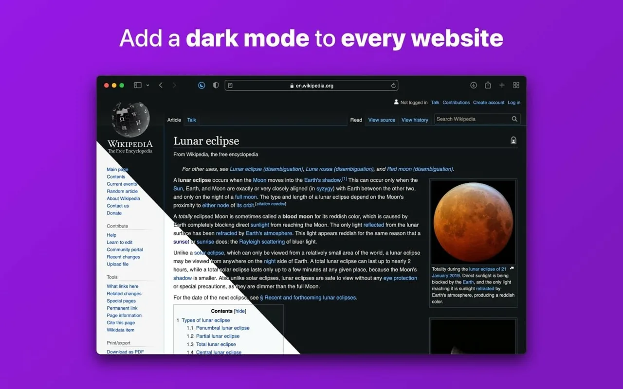 Noir – Dark Mode for Safari 2025.2.8 full Crack for MacOs Download — Screenshots 1