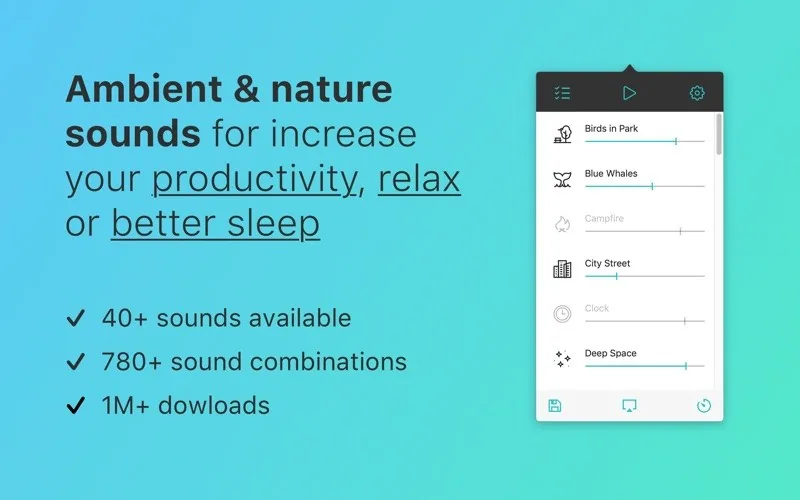 Noizio — Calm, Meditate, Sleep 2.2.1 Crack for Mac Download — Screenshots 1