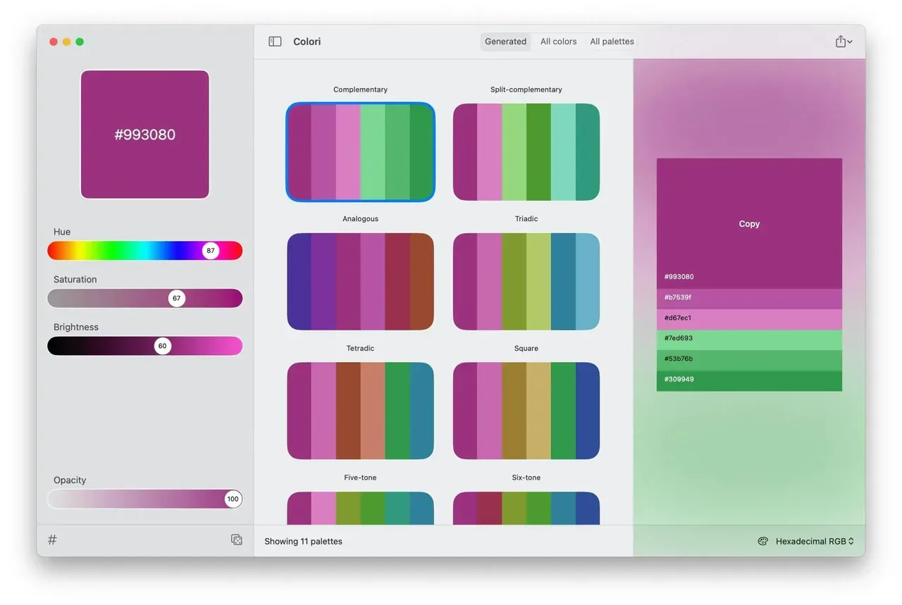 Colori v1.6 Cracked for Mac Download — Screenshots 1