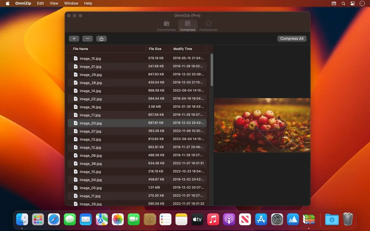 OmniZip – Universal Extractor Pro 2.4.0 full  Crack for Mac Download — Screenshots 2