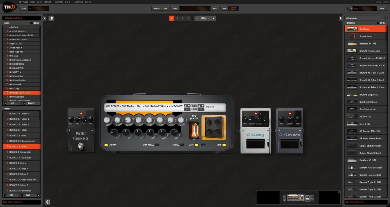 Overloud TH-U Premium v2.0.8 Crack for Mac Download — Screenshots 1