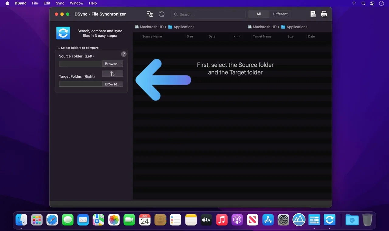 DSync 2.8.2 full crack for Mac Download — Screenshots 1