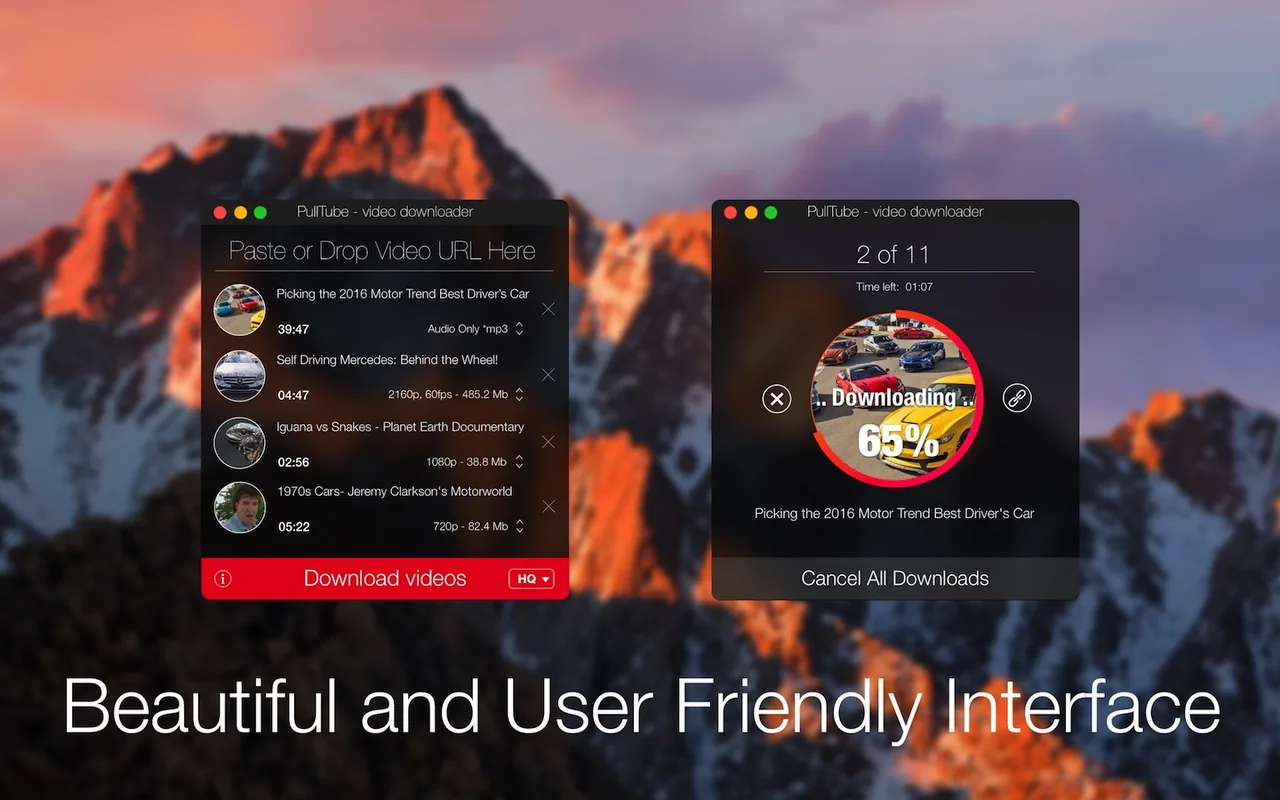 PullTube v1.8.6.17 full Crack for Mac Download — Screenshots 1