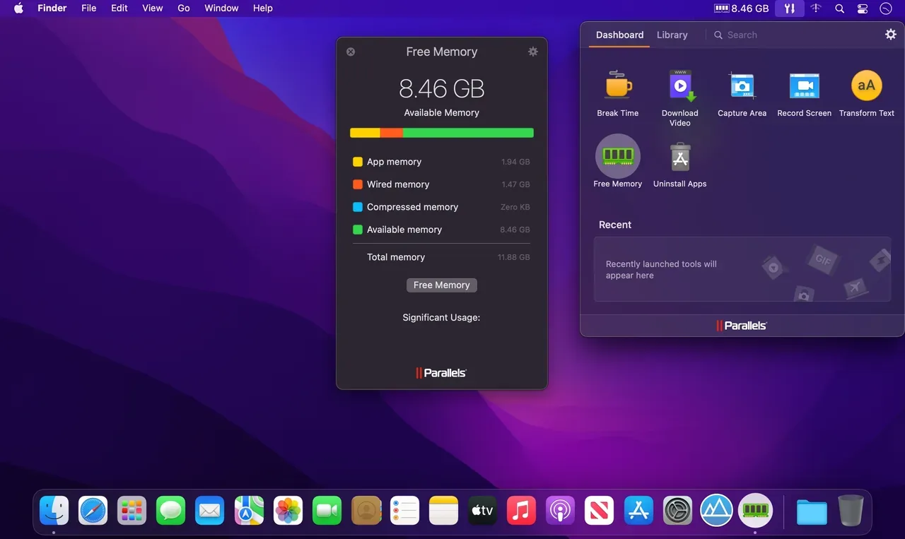 Parallels Toolbox v7.1.1.4366 Business Edition full Crack for Mac Download — Screenshots 2