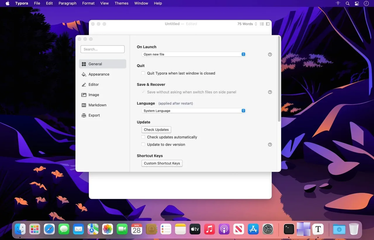 Typora v1.12.4 full crack for Mac Download — Screenshots 2