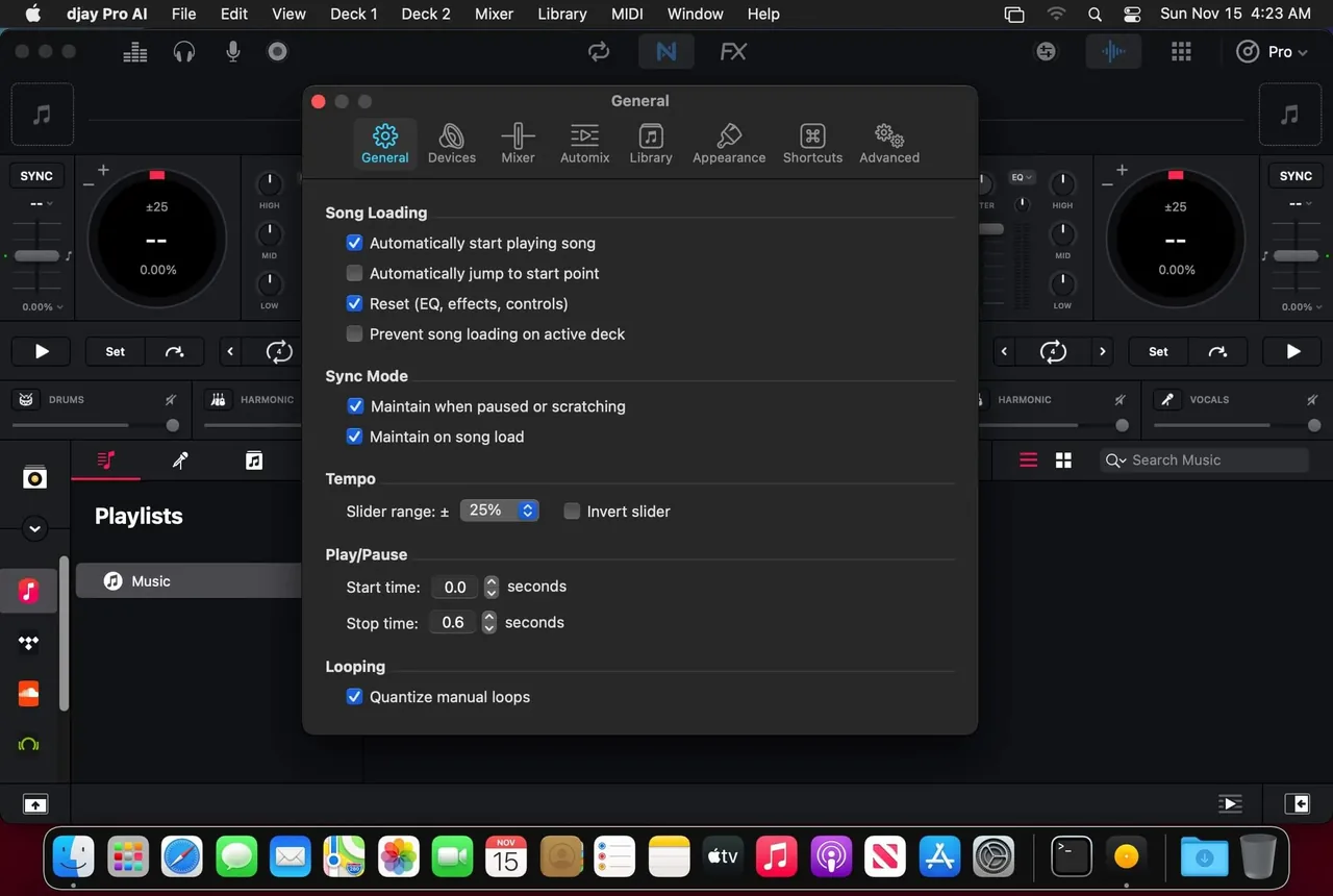 Algoriddim djay Pro 5.4.4 Cracked for Mac Download — Screenshots 1