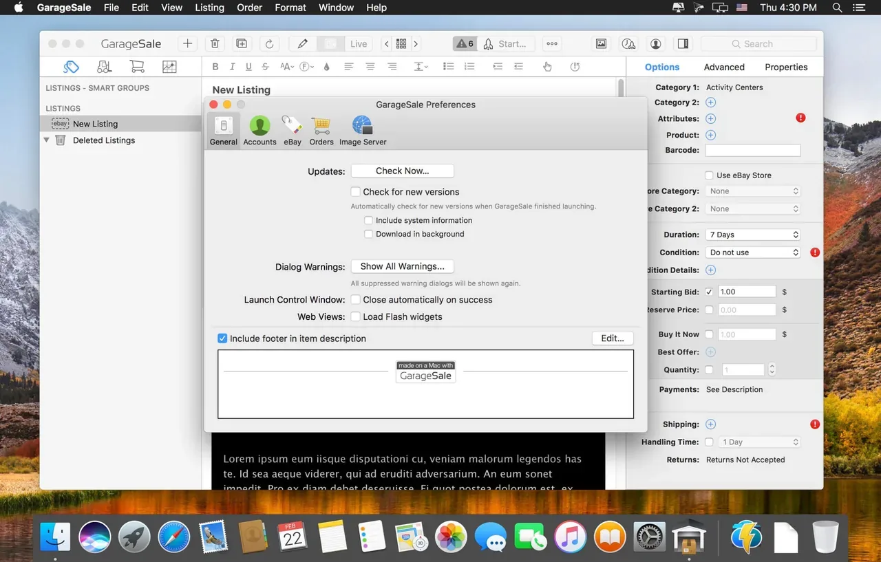 GarageSale v9.9.4 Cracked for MacOs Download — Screenshots 2