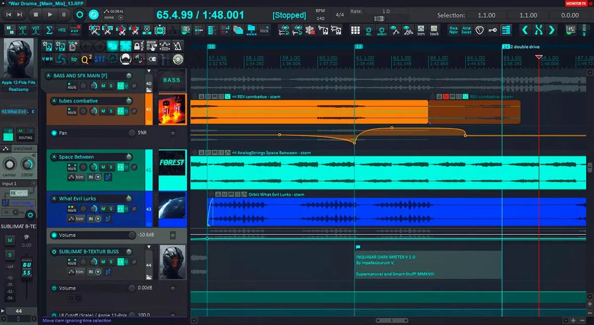 Cckos REAPER v7.4.8 cracked for MacOs Download — Screenshots 1