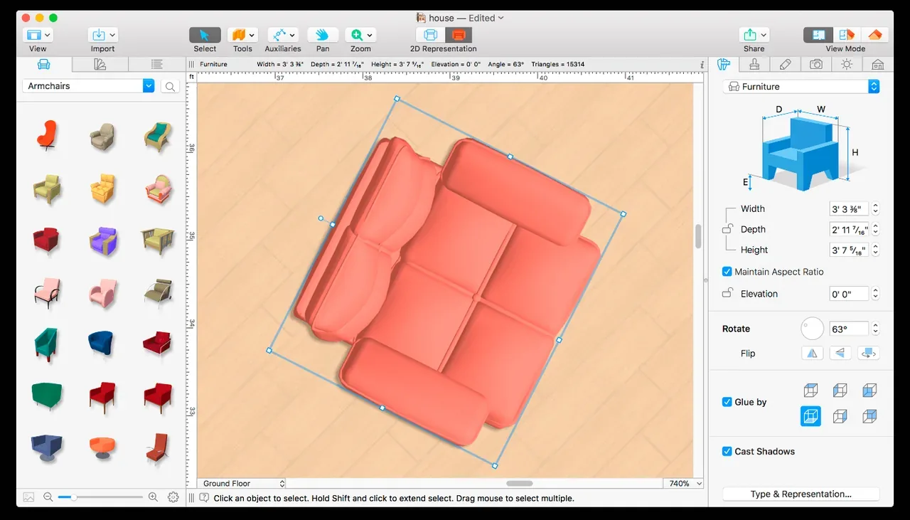 Live Home 3D Pro 4.10.2 Cracked for Mac Download — Screenshots 2
