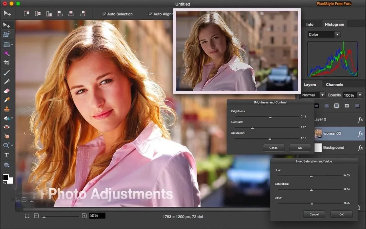 PixelStyle Photo Editor 4.4.0 Cracked for Mac Download — Screenshots 2