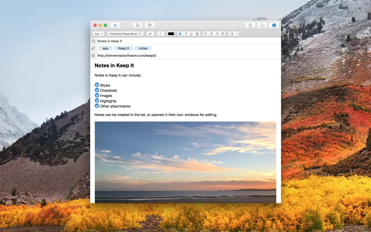 Keep It 2.7.2 Cracked for Mac Download — Screenshots 2