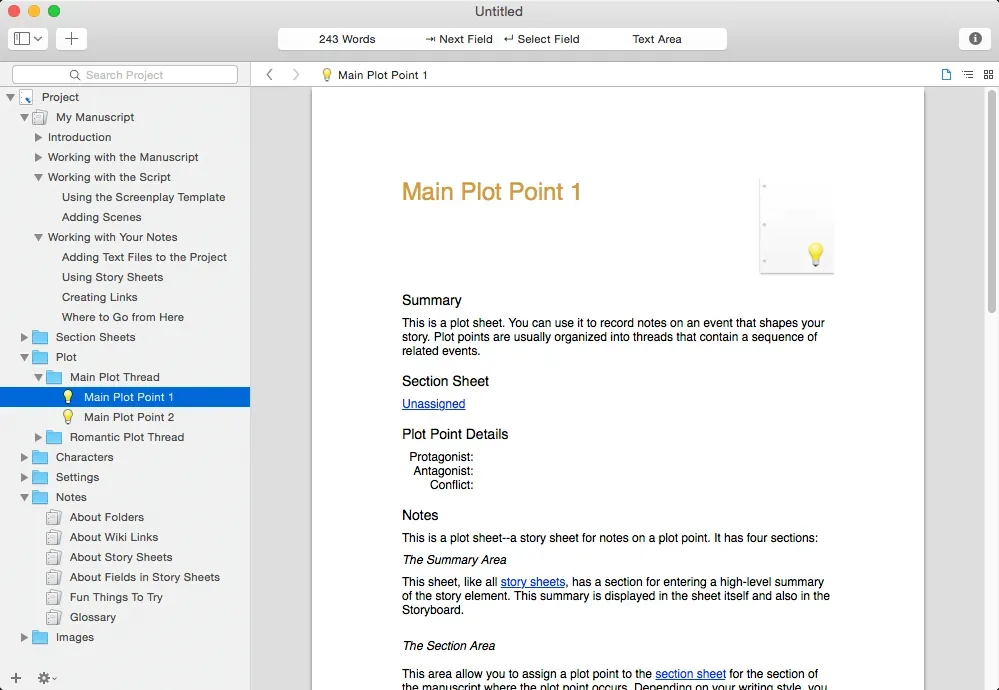 Storyist v4.4.0 full  crack for Mac Download — Screenshots 2