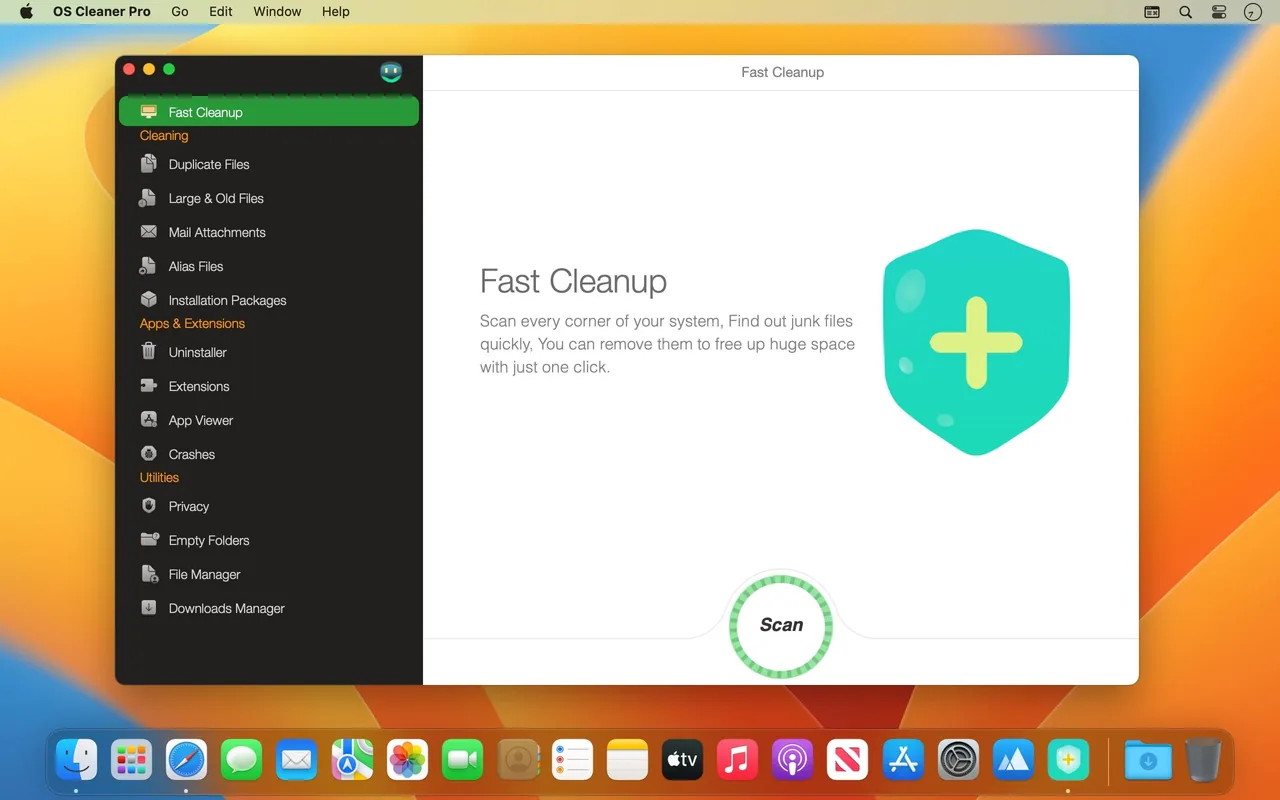 OS Cleaner Pro – Disk Cleaner v15.2.26 Cracked for Mac Download — Screenshots 1