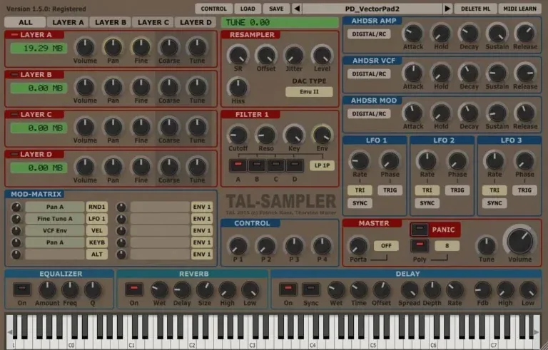 Togu Audio Line TAL-EQ v1.1.5 Cracked for Mac Download — Screenshots 1