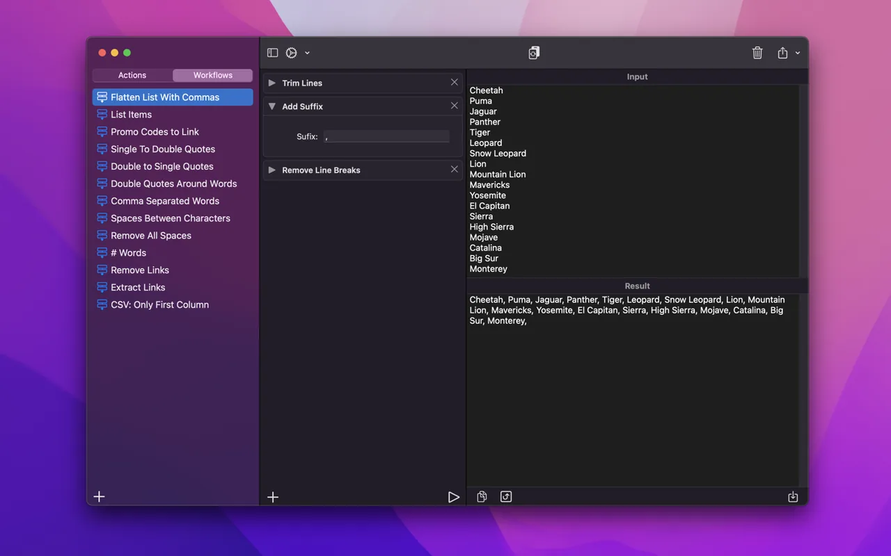 Text Workflow 2.3.0 Cracked for Mac Download — Screenshots 1