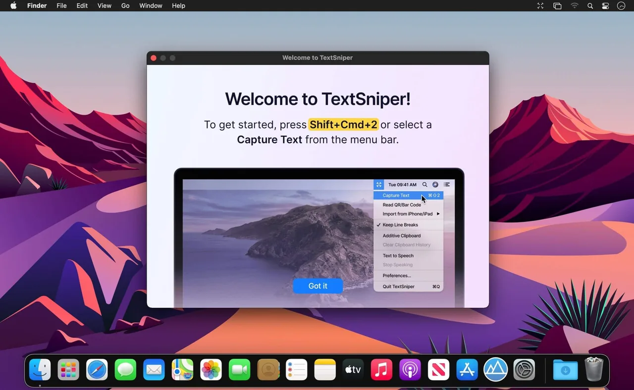TextSniper 1.12.0 crack for Mac Download — Screenshots 1