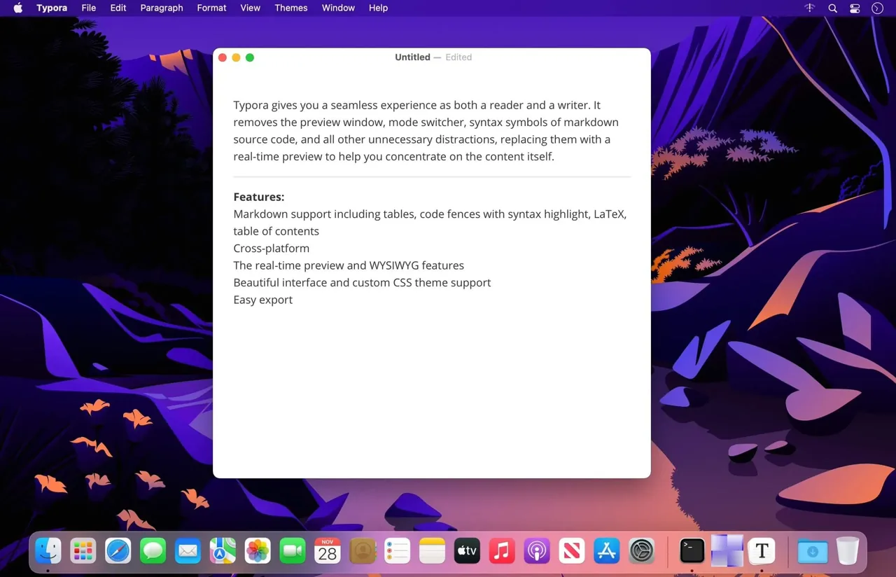 Typora 1.1.3.4 full Crack for Mac Download — Screenshots 1