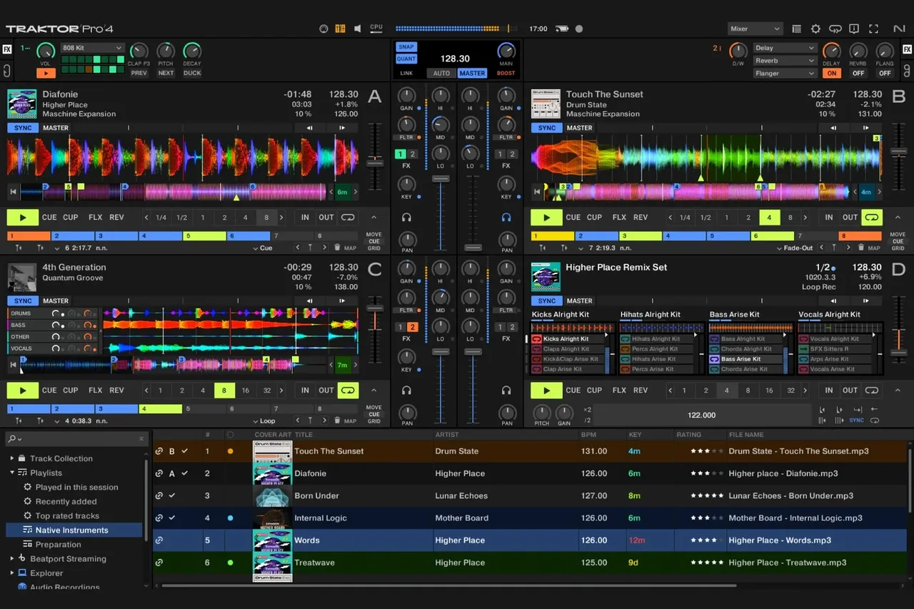 Native Instruments Traktor Pro 4.3.0.7 Cracked for Mac Download — Screenshots 1