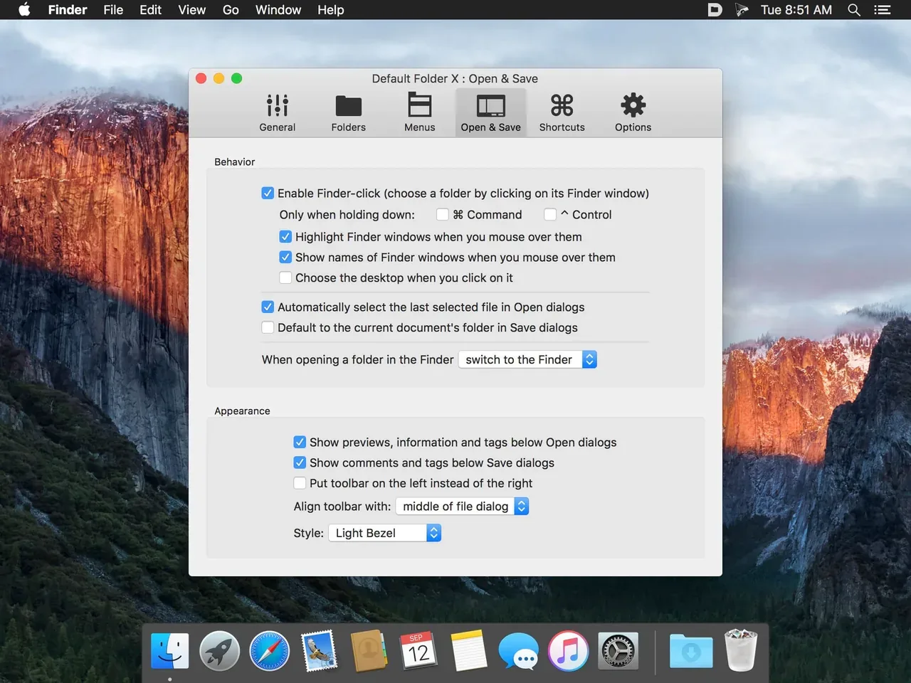 Default Folder X 6.2.2 Cracked for MacDownload — Screenshots 2